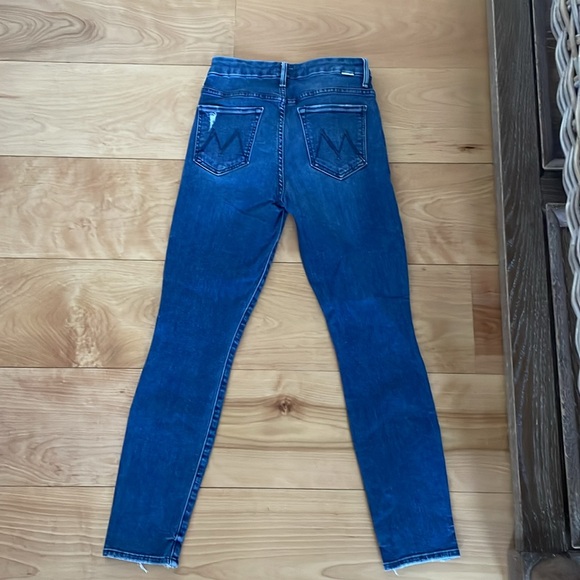 Mother high waisted looker ankle crew jeans size 26 - Picture 3 of 3